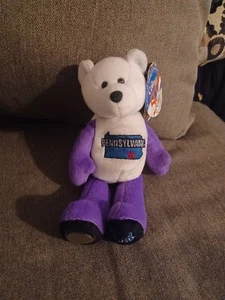 Pennsylvania Sammlermünze Teddybär Zweiter in Serie 1999 mit Viertel Neu mit Etikett - Bild 1 von 7