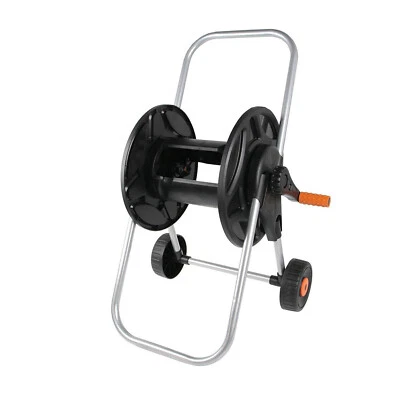 Durable Solid Hose Cart with Wheels for 60m 1/2" Garden Hose Irrigation System — 第 1/4 张图片