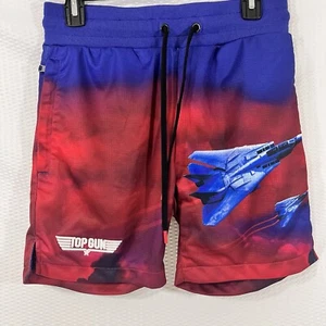 Top Gun Movie X SHOE PALACE MENS Size Small SHORTS RARE RED SKY Mesh - Picture 1 of 9