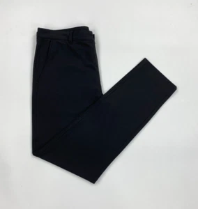 Men's Black FootJoy Trousers W37 L32 Slim Fit Stretch Golf Pockets FJ Logo A - Picture 1 of 12