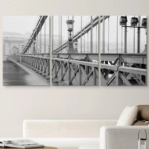 Wall26 Urban Canvas Prints Liberty Bridge in Budapest Cityscape Wall Art - Picture 1 of 6
