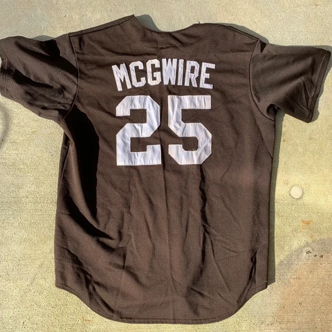 Vintage Majestic Oakland Athletics Mark McGwire Baseball Jersey L Made in USA Cover