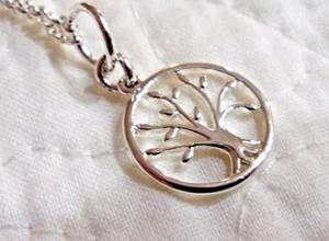 Tree of Life Round Pendant Necklace - N5 - Picture 1 of 3