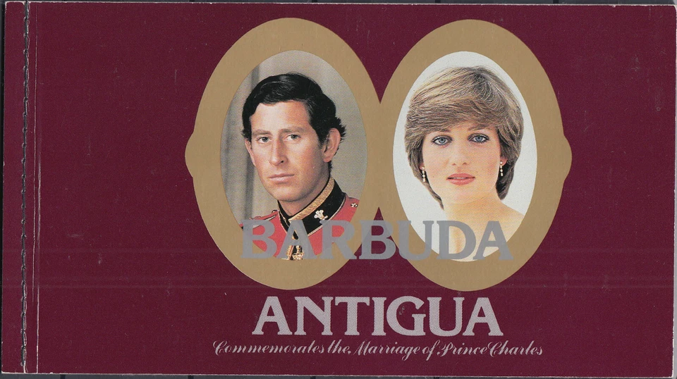 Barbuda Booklet Royal Wedding O/P on Antigua 1981 MNH-12 Euro - Image 1 of 1