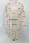 Girls Striped Nightie White Long Sleeve Nightdress Age 12M To 5 Years Ex M And S