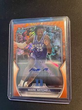 Mark Mitchell 2023 Bowman Chrome University Orange Shimmer Refractor Auto 12/25
