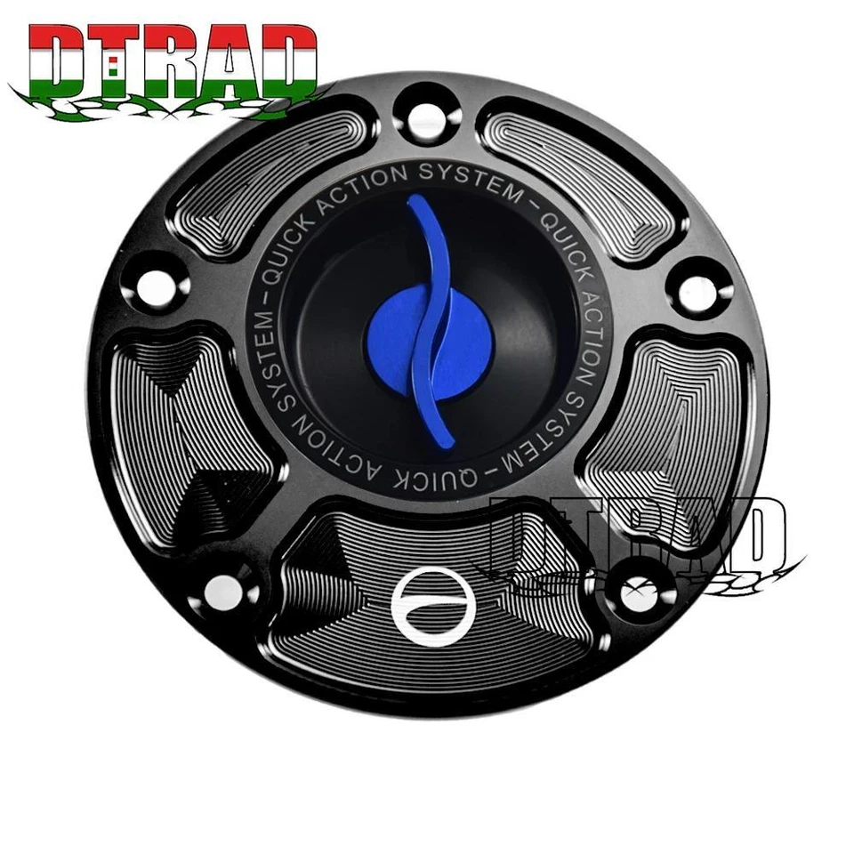 Keyless Quick Release Action Gas Fuel Tank Cap For Yamaha YZF - R1 1998-2022 - Image 1 of 1