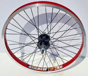 NOS Weinmann DM 30 BMX Freestyle 20" Bicycle Rear Wheel 3/8" 36H GT DW Flip Flop - Picture 1 of 8