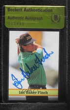1993 Fax Pax Famous Golfers Ian Baker-Finch #21 BAS Certified BAS Encased Auto