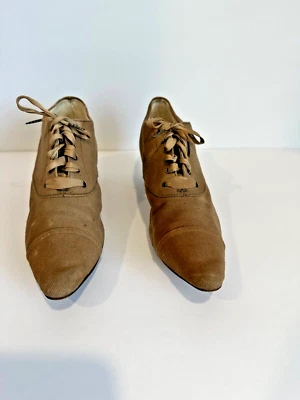 Oxford de lona victoriana/edwardiana Foto 1 de 4