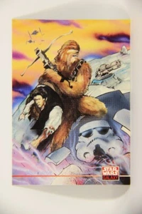 Star Wars Galaxy 1994 Topps Trading Card #253 Chewbacca Saving Han Solo L008361 - Picture 1 of 2