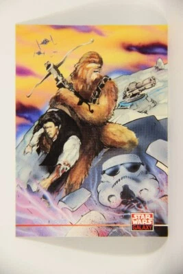 Star Wars Galaxy 1994 Topps Trading Card #253 Chewbacca Saving Han Solo L008361 - Image 1 of 2