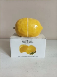 Sass & Belle "Lemon" Salt & Pepper Shaker Set - Picture 1 of 6