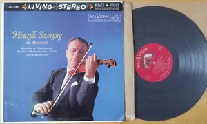 Rare Original Henryk Szeryng In Recital RCA Living Stereo LSC-2421 US 1S/2S ED1 - Foto 1 di 2