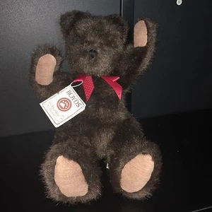Boyds Collection Vintage Dark Brown Jointed 15"  Teddy Bear RARE Plush - Picture 1 of 5