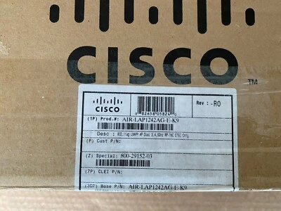 Cisco AIR-LAP1242AG-E-K9 Wireless AP with Bracket & PSU - NEW (Inc VAT) - Image 1 of 4