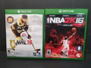 XBOX ONE EA SPORTS NHL 15 USADO EN EXCELENTE ESTADO Y NBA 2K 16 A SPIKE LEE JUNTA + 3 TARJETAS SIN MANUALES - Imagen 1 de 2
