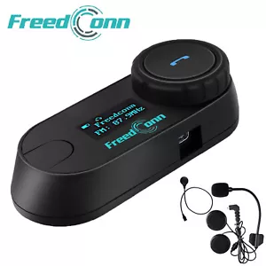 800M T-COMSC Motorrad Helm Sprechanlage Intercom Headset Bluetooth 3 Reiter LCD - Bild 1 von 12