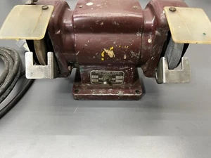 VERY RARE VINTAGE SKIL HOME SHOP SMALL MINI BENCH GRINDER - TESTED VG - USA - Picture 1 of 7