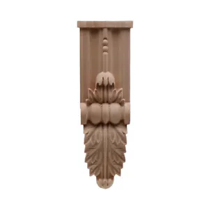 Wood Carved Corner Onlay Applique Furniture Wall Unpainted Cabinet Frame Stigma - Picture 1 of 23