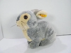 Steiff 082009 SPOTTED GREY RABBIT BUNNY SOFT PLUSH 2007 8" - Picture 1 of 12