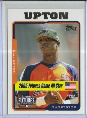 2005 Topps Update #UH213 B.J. Upton Tampa Bay Devils Rays  - Image 1 of 2