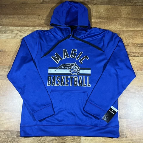 Orlando Magic NBA Brand Men's 2XL Blue Pullover Sweatshirt Hoodie NEW NWT Cover