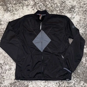 686 Smarty Jacke Sweatshirt Herren M Fleece Full Zip Athletic Argyle Karriere schwarz - Bild 1 von 15