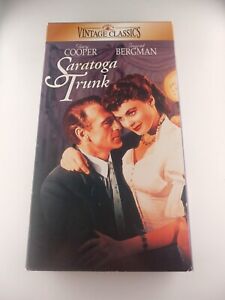 Saratoga Trunk (VHS) 1945 Gary Cooper, Ingrid Bergman, Flora Robson TESTED