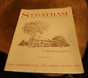 Stratham New Hampshire 250th Anniversary Program ~ 1966 - Bild 1 von 1
