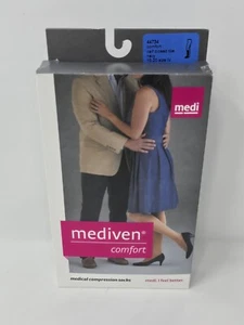 Medi Mediven Comfort Calf Highs Closed Toe 15-20mmHg (Navy) Size: IV - New - Picture 1 of 3