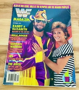 Macho Man Randy Savage WWF Wrestling Magazine October 1991 – Vintage WWE - Picture 1 of 10