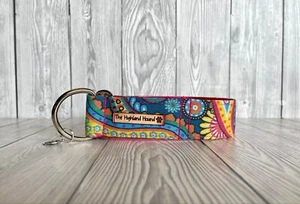 1.5" Ella Handmade Fishtail Martingale Dog Collar Greyhound, Whippet, Lurcher - Picture 1 of 8
