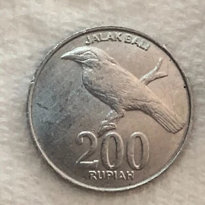 Indonesia 200 Rupiah 2003 KM66 Aluminium Coin - Picture 1 of 2