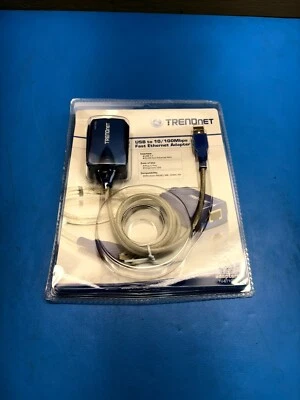 TRENDnet TU-ET100C USB to 10/100Mbps Fast Ethernet Adapter - NEW - Sealed - Image 1 of 4