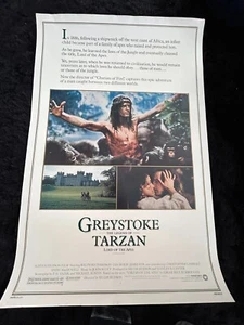 GREYSTROKE- THE LEGEND OF TARZAN- Original 1984  ROLLED One Sheet Movie Poster - Picture 1 of 3