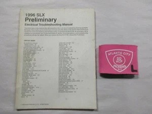 1996 ACURA SLX PRELIMINARY ELECTRICAL TROUBLESHOOTING SERVICE MANUAL - Picture 1 of 5