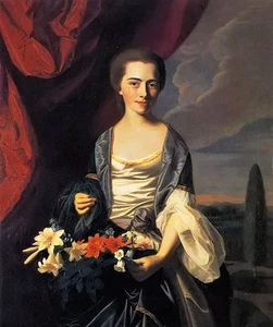 Oil painting john singleton copley - mrs. woodbury langdon (sarah sherburne) art - Picture 1 of 1