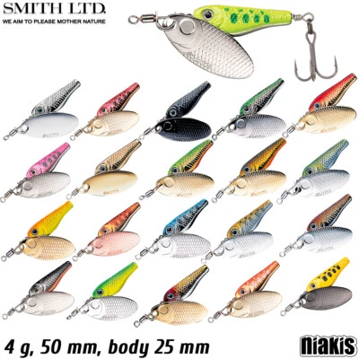 Smith Niakis 4 g Assorted Colors Trout Spinner