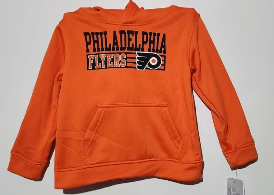 Philadelphia Flyers Authentic NHL Orange Hoody Sweatshirt Size 18 Month