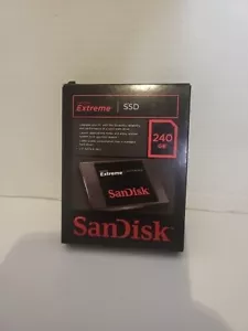 SANDISK EXTREME SSD 240GB SATA 6.0 Gb-s 2.5-IN SOLID STATE DRIVE SDSSDX-240G-G25 - Picture 1 of 5