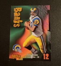 1998 Skybox Thunder Tony Banks Super Rave #07/25 St Louis Rams 