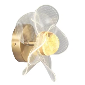 Vintage Wall Sconce Flower Wall Lamp Light Fixture 3 Color Temperatures E0U8 - Picture 1 of 9