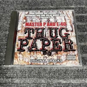 Thug Paper by Master P and E40 (CD, 2003) SMG Gangsta Rap Hip Hip Hardcore - Imagen 1 de 3