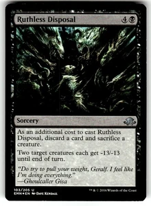 FOIL MTG Ruthless Disposal Eldritch Moon Regular - Picture 1 of 2