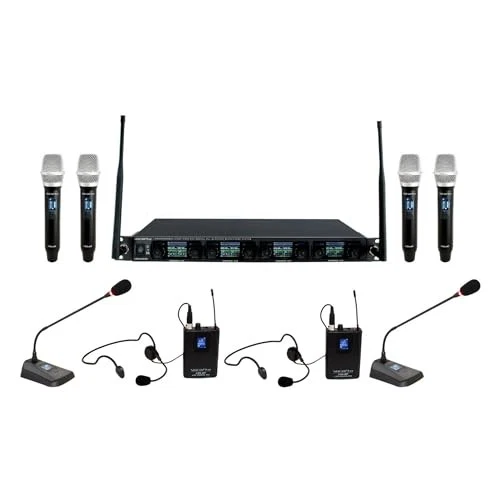 Vocopro UDXWORSHIP 8-User PLL Digital Wireless Microphone System for Worship - Image 1 of 1