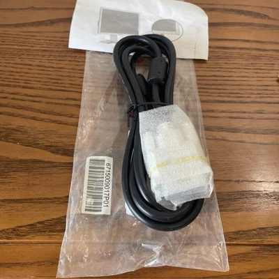 New Dell 6ft 18pin 6ft DVI-M to DVI-M Black Cable Dual Ferrite 6715009011 - Image 1 of 2