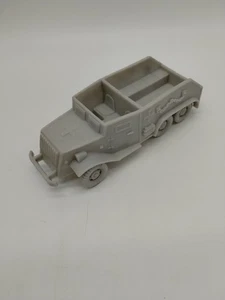 Mezza pista esercito tedesco grigio chiaro Marx Battleground vintage ottime condizioni - Foto 1 di 10