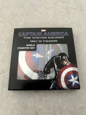 Captain America Getränke Untersetzer 4-Set Neu - Bild 1 von 3