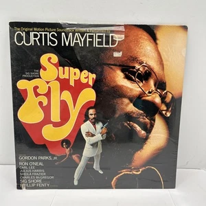 SEALED ~ SUPER FLY CURTIS MAYFIELD OST / CURTOM CRS 8014 ST 1972 DIE-CUT ORIG LP - Picture 1 of 11